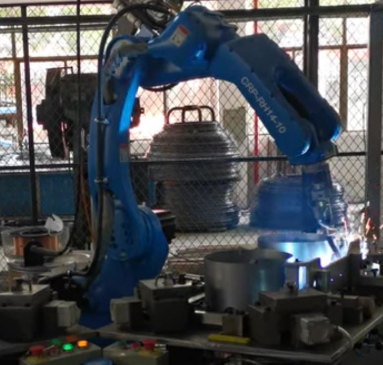 CROBOTP Robot Gas Stove Welding Application